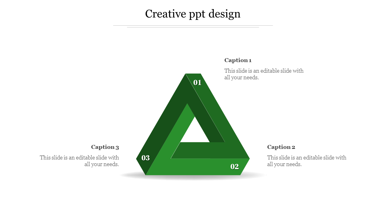 creative ppt design-Green
